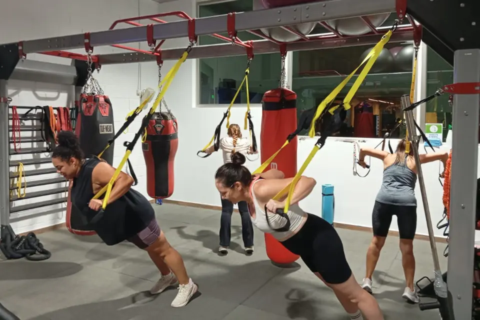 TRX suspension training at Club Fit Javea