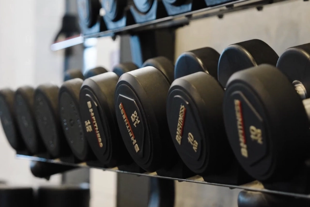 Free weights at Club Fit Javea