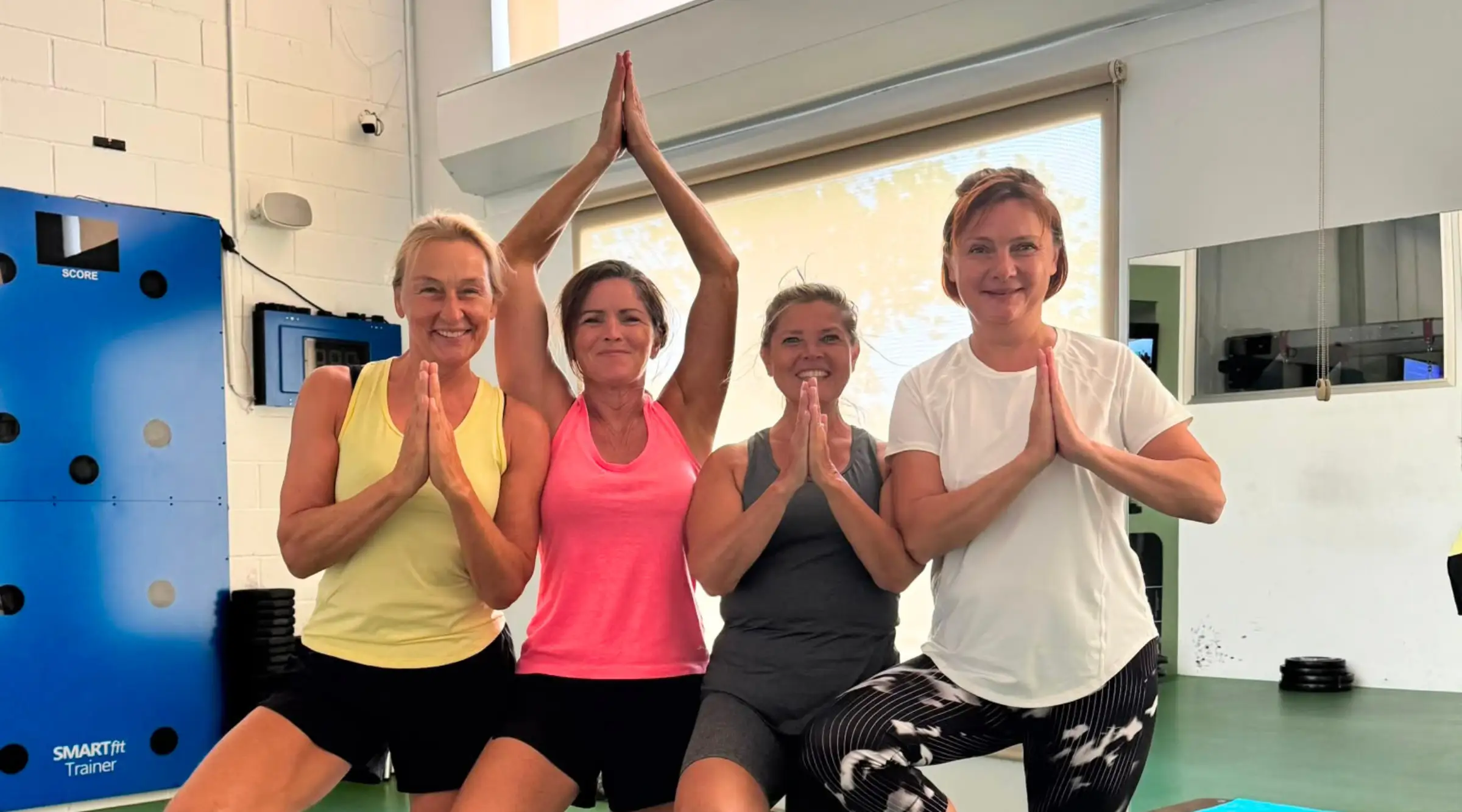 Small group exercise session at Club Fit Javea