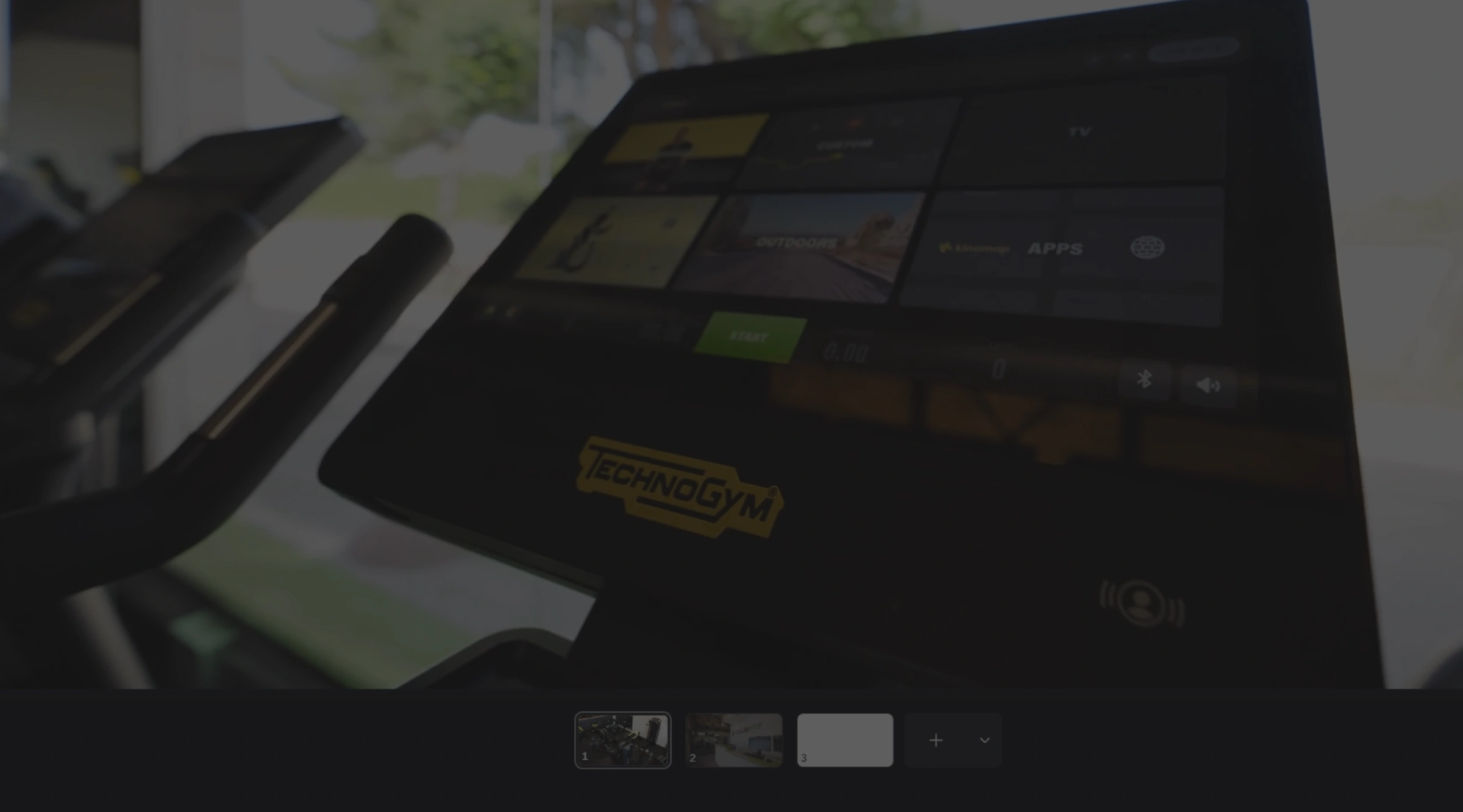 Technogym Cardio Theatre at Club Fit Javea