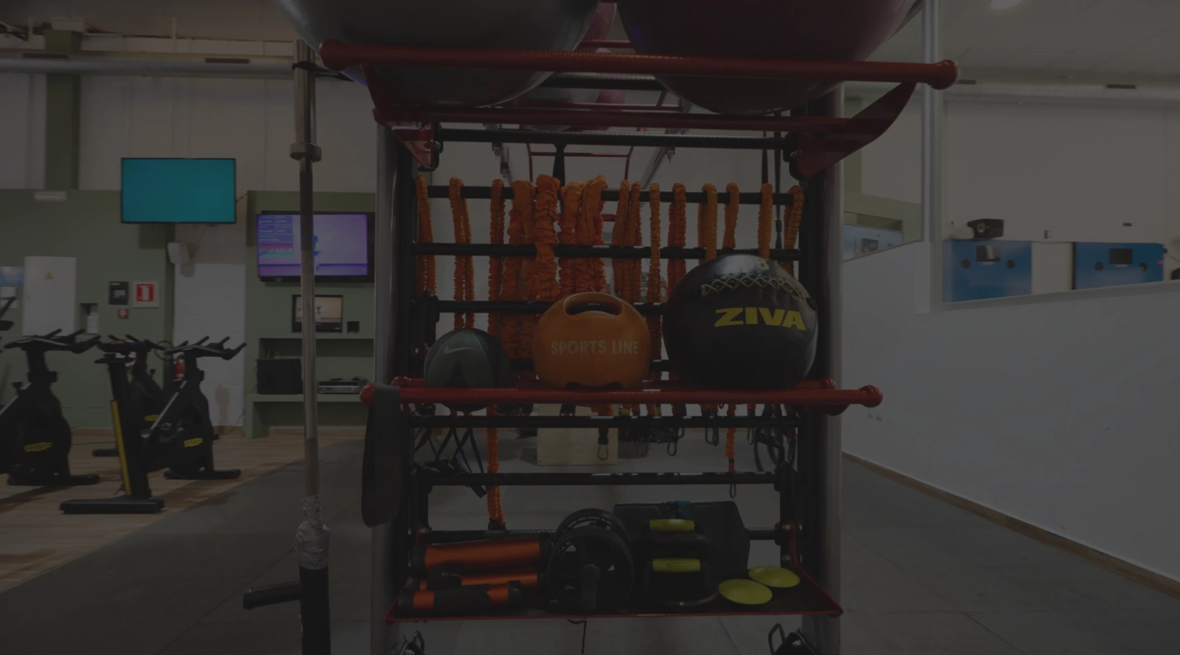 Functional fitness training area at Club Fit Javea